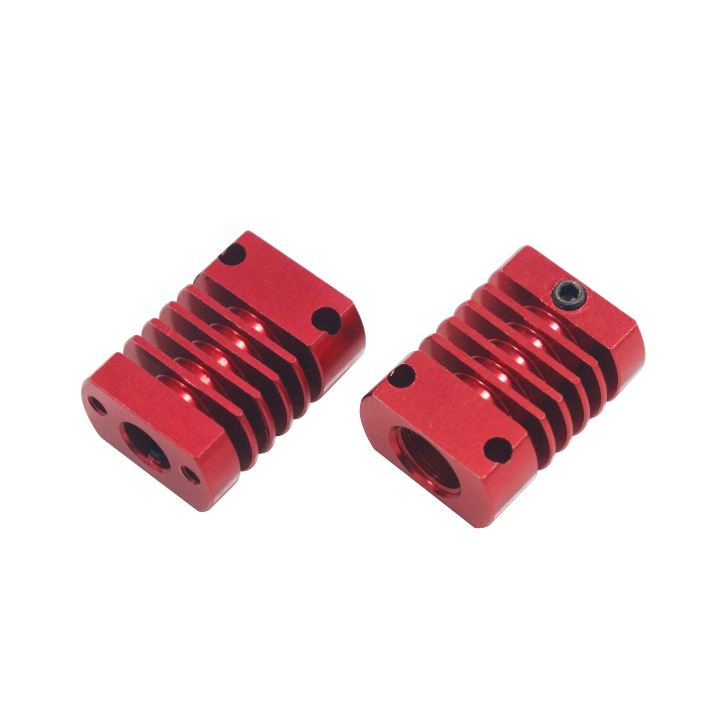 挤出机MK10 E3DV6散热器 铝块散热器 CR8热管