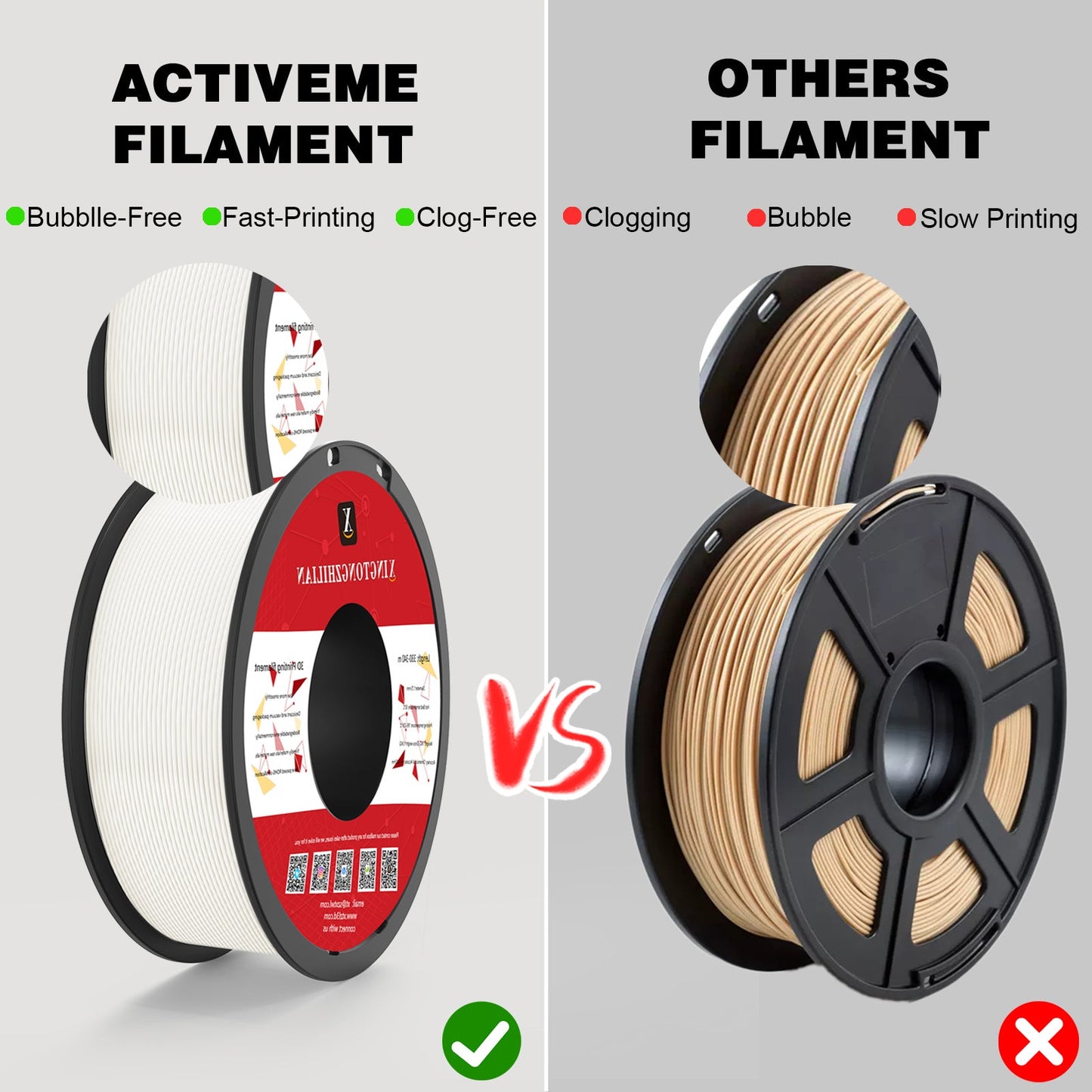 XTZL PLA+ 3D Printing Filament MX