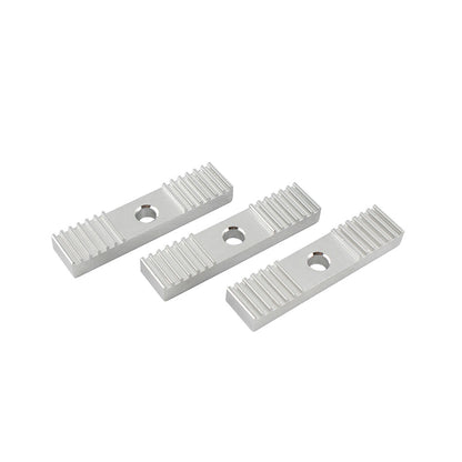 Universal Synchronous Belt Fixing Plate Clamping Belt Aluminum Tooth Plate 9*40mm Oxidation Treatment