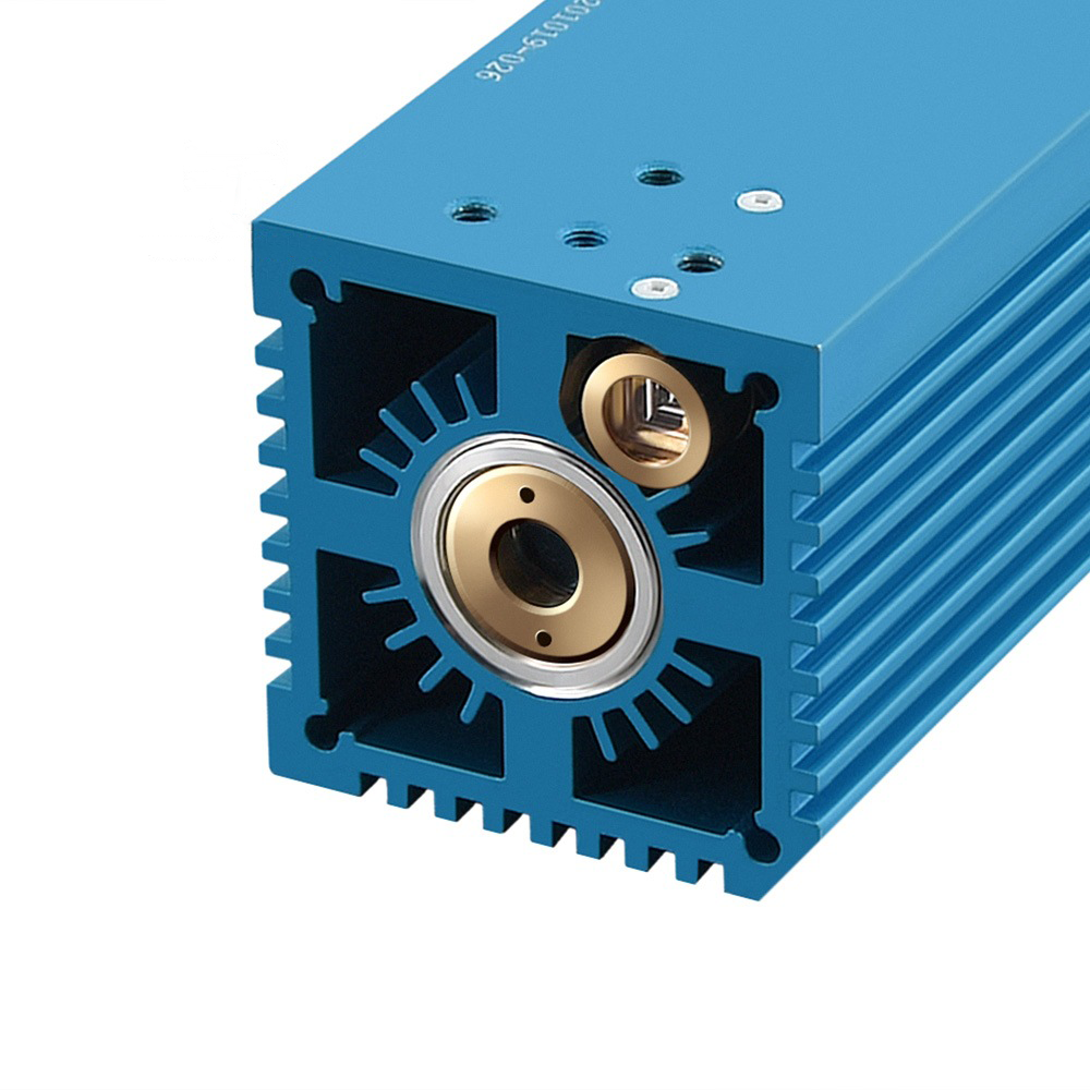 Diy power laser head compression light spot 5.5w fixed focal blue blue cutting laser module desktop engraving machine