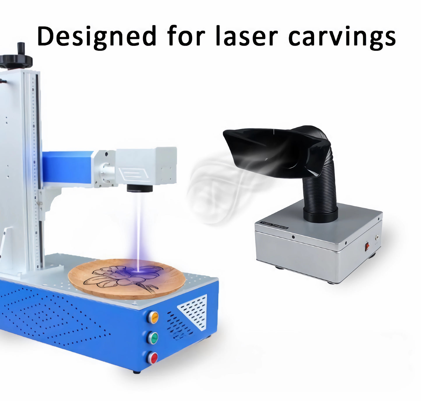 Laser engraving mobile electronic maintenance station smoking instrument industrial soldering iron welding tin smoke purifier