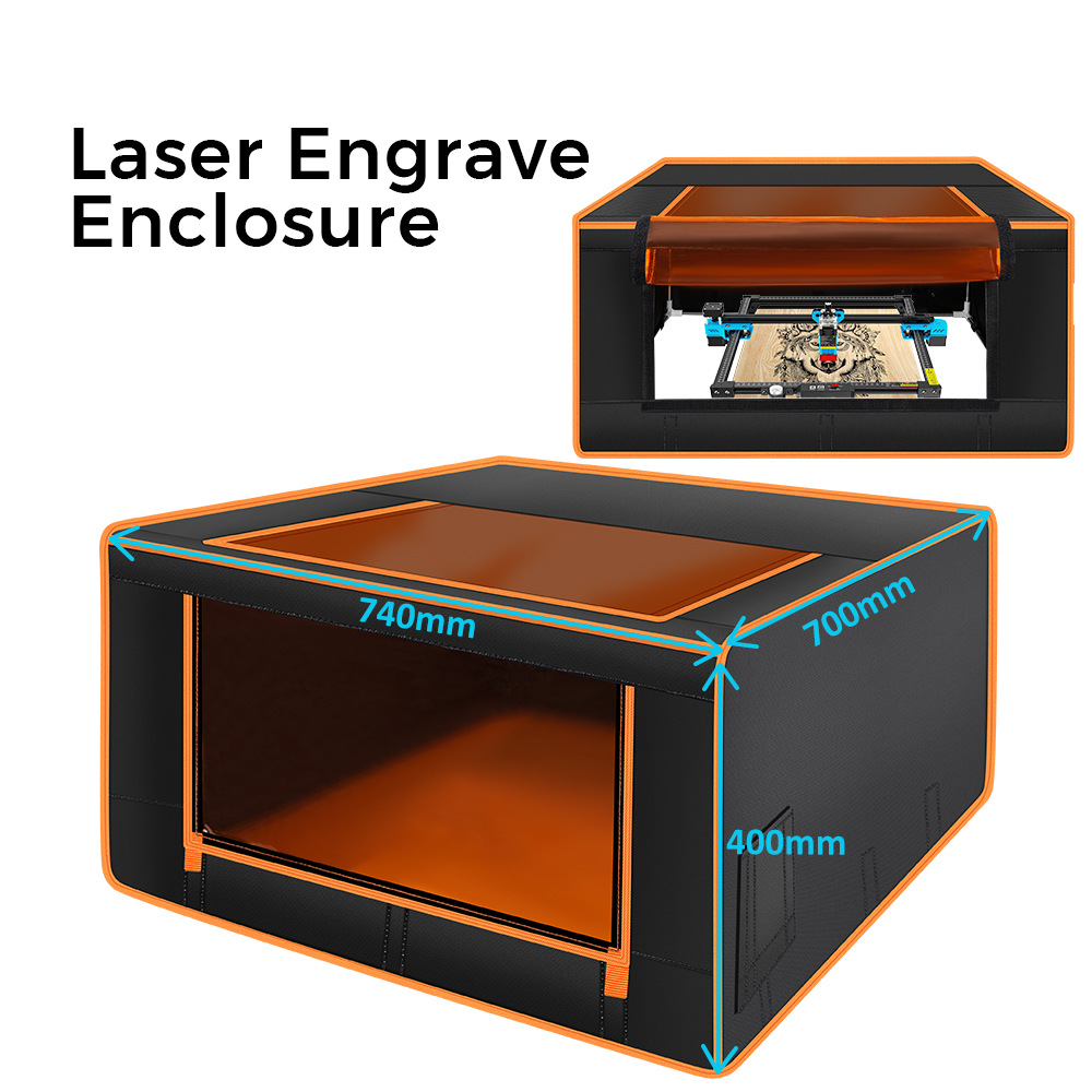 Laser engraving machine proof dust cover safety shell laser engraving machine to protect smoke protection
